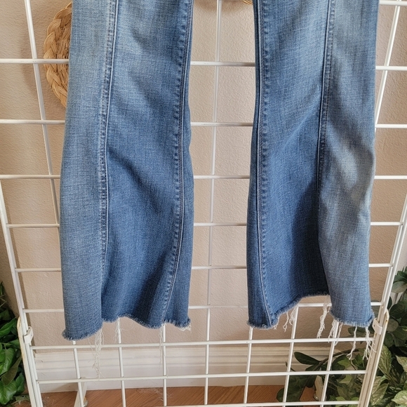 Express High Rise Bell Flare Sz 0 - Picture 4 of 8